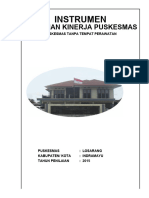 Instrumen PKP NON DTP PUSKESMAS LOSARANG 2016 TAHUN PENILAIAN 2017