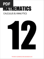 Calculus With Analytic Geometry SM Yusuf (Solution Manual) PDF | PDF