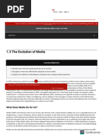 1.3 The Evolution of Media Understanding Media and Culture