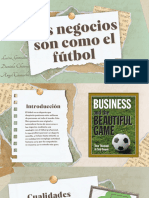 Exposición Los Negocios Son Como El Fútbol