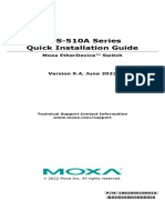 Moxa Eds 510a Series Qig v9.4