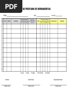 Formato de Lista de Raya para Nómina | PDF