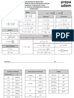 FORMULARIO Fisica