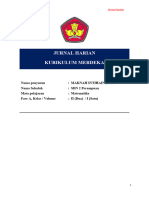 Jurnal Harian MATEMATIKA KELAS 2 HERDA