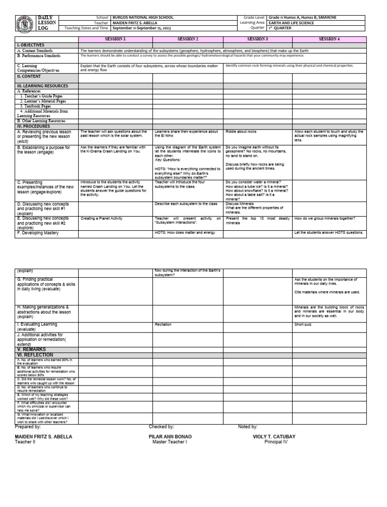 Els dll 3 new pdf earth sciences behavior modification