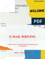 Module 1 Email Writing