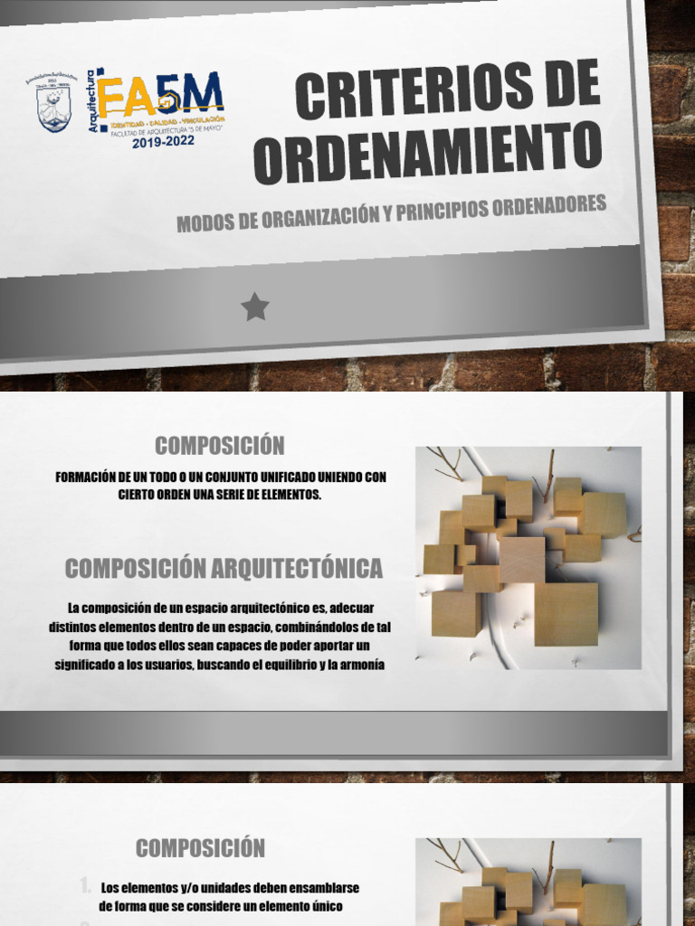 Ordenación de espacios: Todo en orden