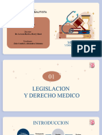 Legislacion y Derecho Medico
