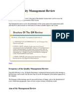 Quality Management Review