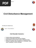 Civil Disturbance Management 1