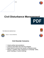 Civil Disturbance Management 1