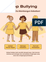 Krem Kuning Stop Bullying Poster - 2