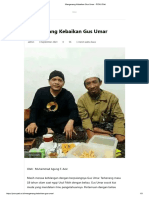 Mengenang Kebaikan Gus Umar - PCNU Pati