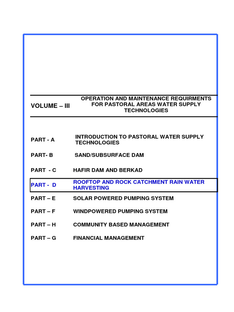 Part - D - Rainwater Harvesting - Updated | PDF | Groundwater | Water