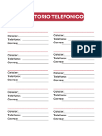 Simple Printable Emergency Contacts List