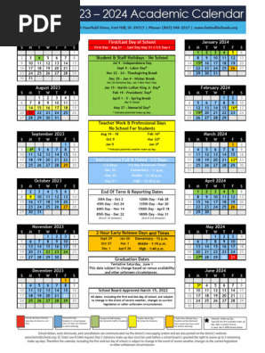 School Calendar | PDF