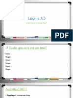 Leçon 3D