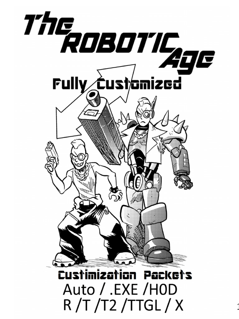 The robotic age fully customized pdf security hacker robot