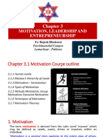 Chapter 3 Motivation, Leadership & Entrepreneurship