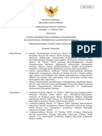 PERBUP Kab Sorong No 17 Tahun 2022 Tentang Salinan SPBE Kabupaten Sorong