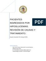 Pacientes Ingresados Por Hipoglucemias. Revision de Causas y Tratamiento