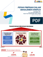 Paparan Kapusbang Talenta - Peran Pimpinan Dalam Manajemen Kinerja (22 Feb 2023)