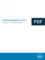 Dell Wyse Management Suite 1.1 QSG