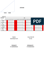 Daftar Hadir - Oktober