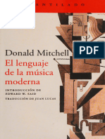 El Lenguaje de La Música Moderna (El Acantilado) (Spanish Edition) - Mitchell, Donald - 1993 - Acantilado - 9788418370274 - Anna's Archive