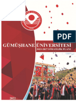 Gumushane Universitesi 2023 2027 Stratejik Plan