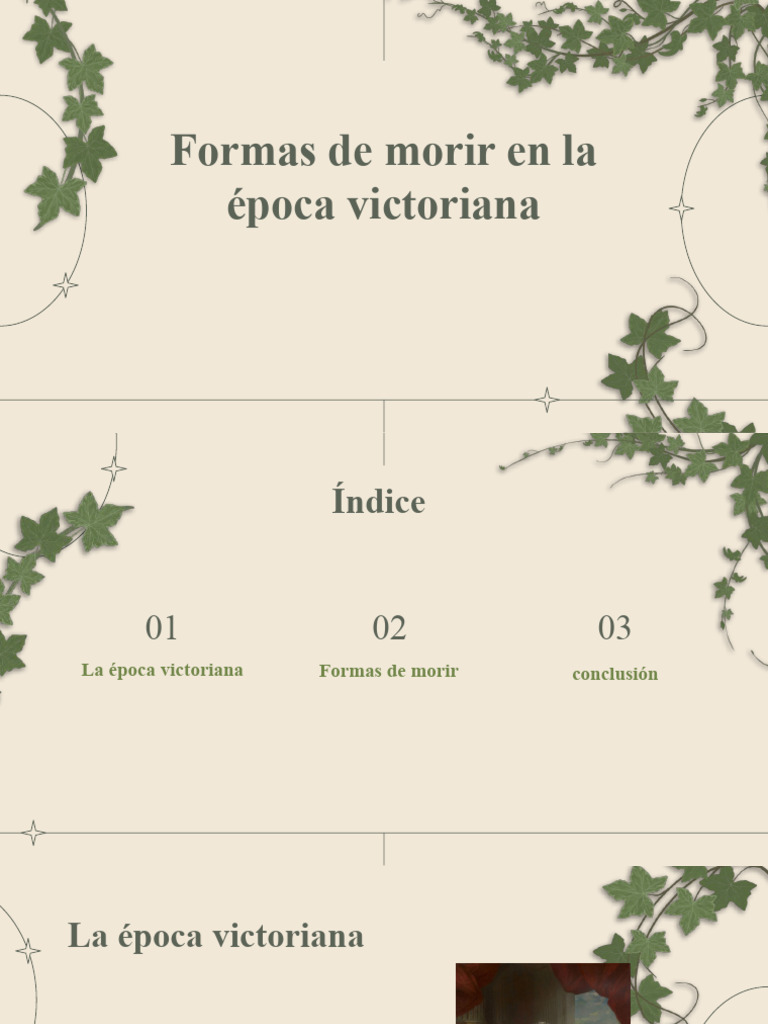 Formas de Morir en La Época Victoriana PDF