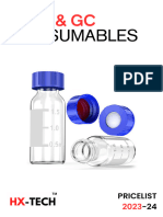 HPLC Consumables Pricelist 2023