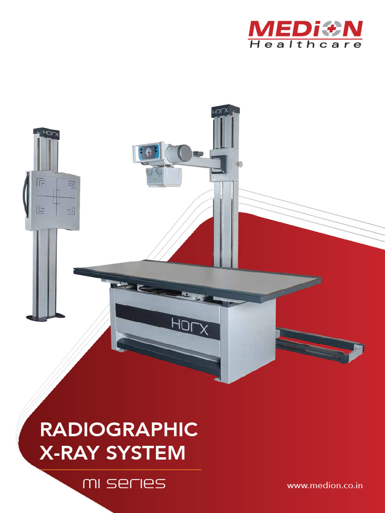 Mi Series Radiographic X-Ray Systems | PDF | Radiography | Vacuum Tube