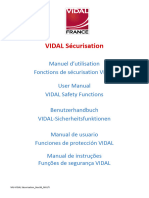 User Manual Vidal Securisation