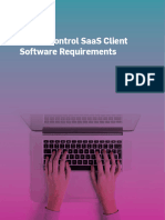 MasterControl SaaS Client Software Requirements