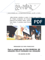 2225 - Laudato Si, Mensagem Do Papa Francisco