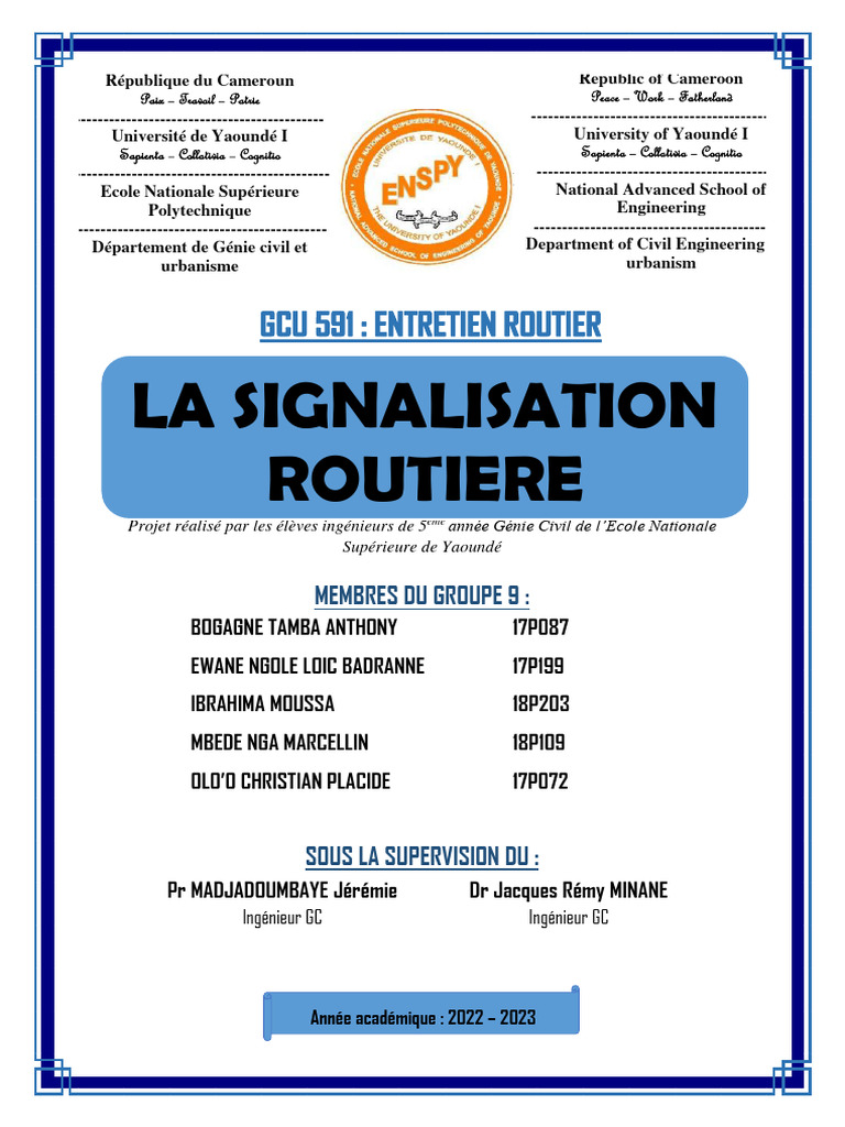 Guide sur la Signalisation Routière | PDF | Feu de circulation | Rues ...