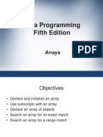 Java Programming Fifth Edition: Arrays