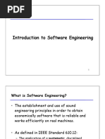 Introduction To Software Engineering