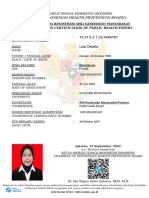 (The Indonesian Health Profession Board) : Registration Certification of Public Health Expert