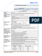 Tata Capital Latest 1 PAGER POLICY