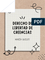 Derecho de Libertades y Creencias