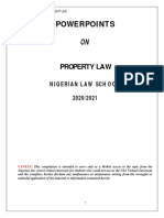 Power Point Property Law