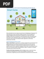 Home Automation With Ai and Iot