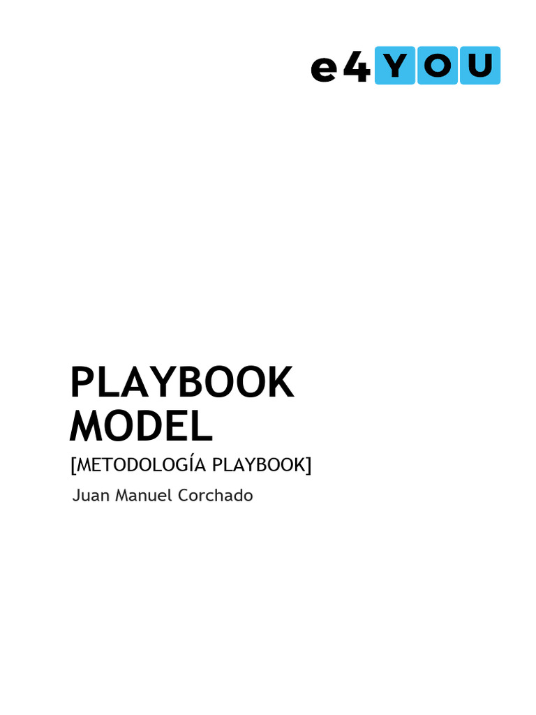 Playbook Methodology Pdf Innovation Cartesian Coordinate System