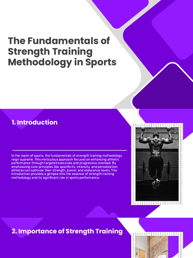 Strength Training Methodology in Sports | PDF | Strength Training ...