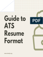 Guide To ATS Resume Format: at 2022 Neha Malhotra