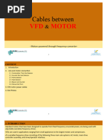 Cables VFD-motor BACK UP