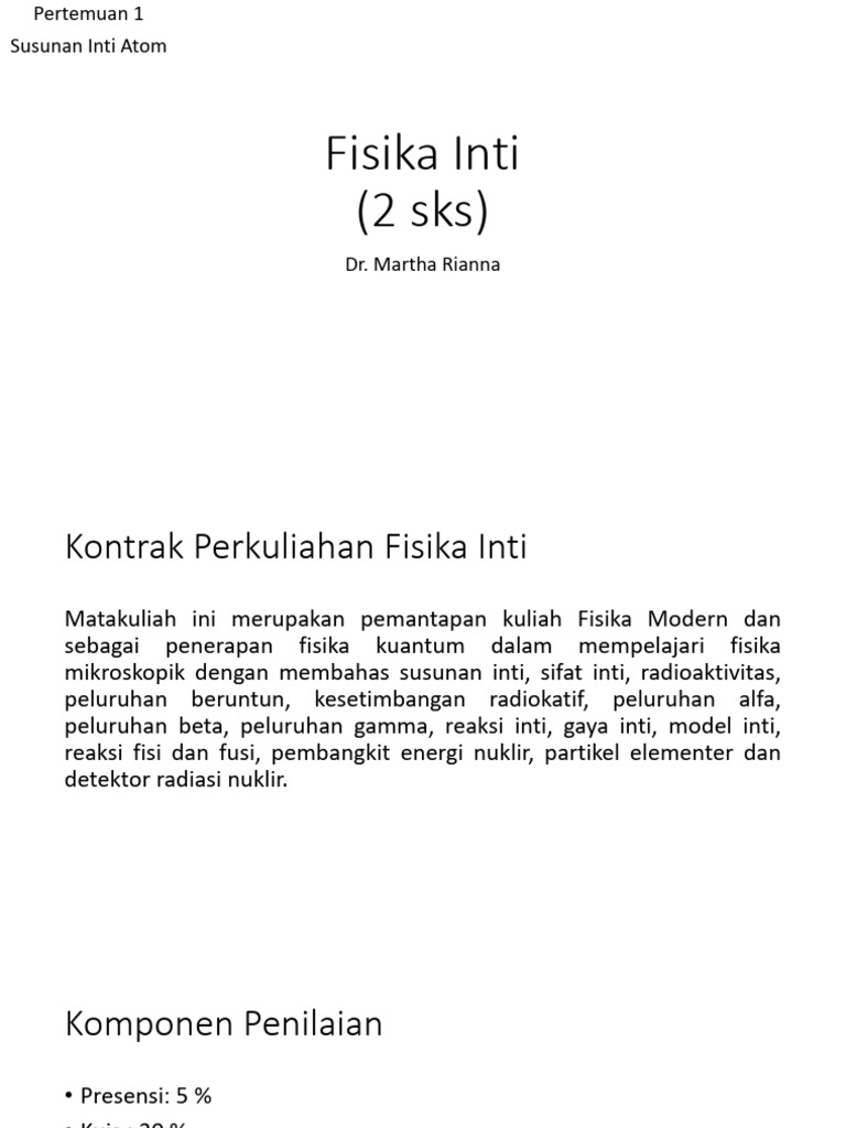 Pertemuan 1 | PDF