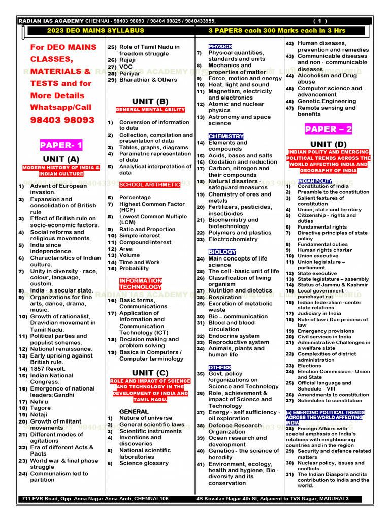 2023DEOMAINSSYLLABUS (1) PDF Physics Science